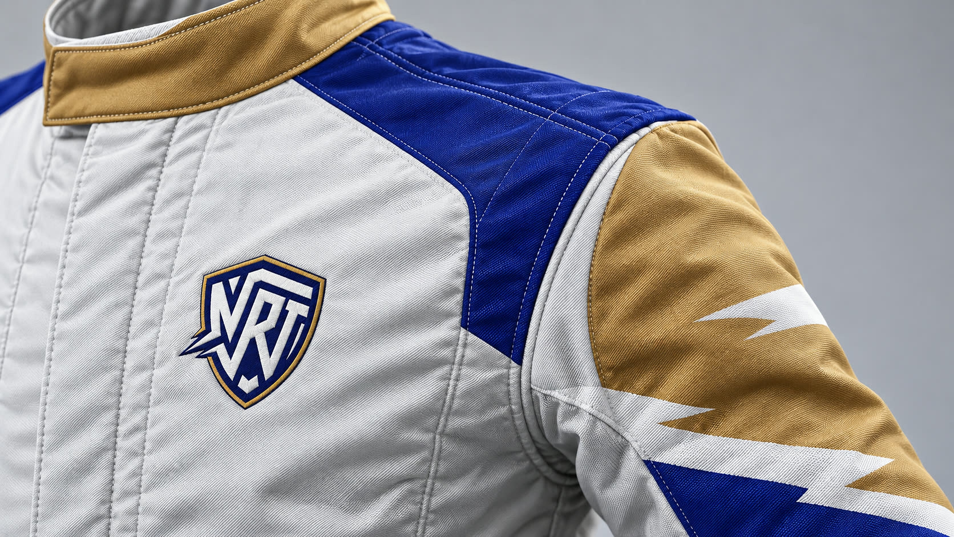 Detalhe do ombro e do escudo